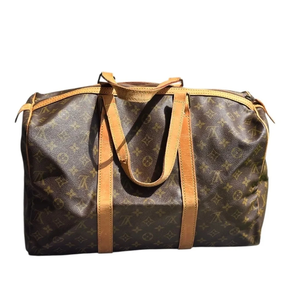 VTG Authentic Louis Vuitton Keepall 45 Brown Monogram Duffel Travel Bag Unisex - Picture 2 of 16